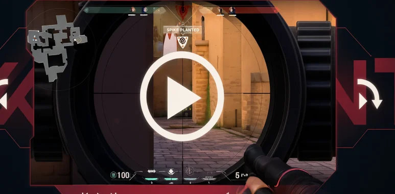 Tampilan fitur Replays di Valorant Patch 11.06, memungkinkan pemain menonton ulang pertandingan dari berbagai perspektif.