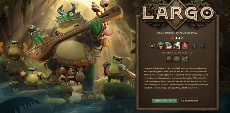 Largo hadir sebagai hero support baru Dota 2