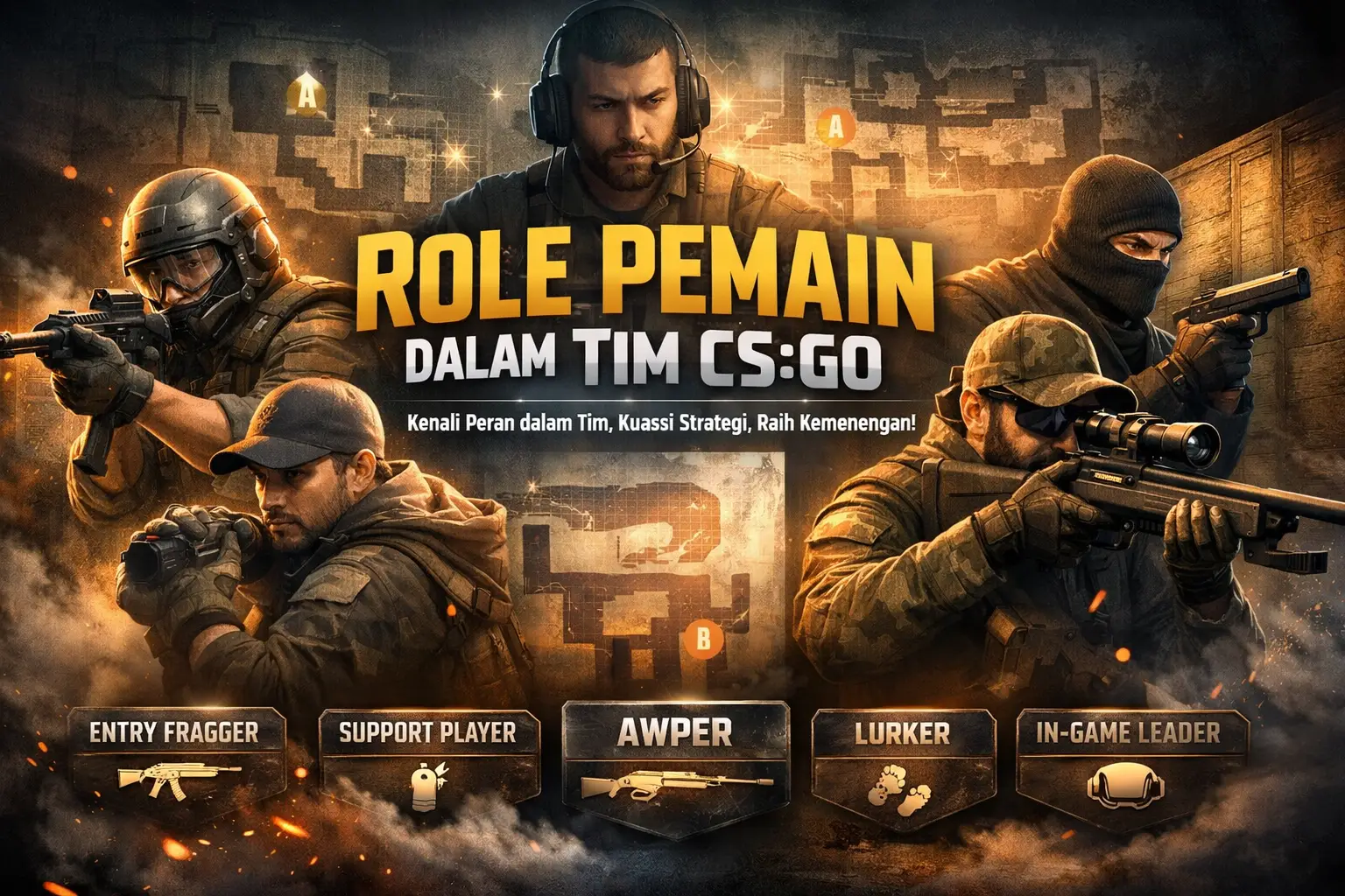 Role Pemain dalam Tim CS GO untuk Kemenangan Tim - Jadwal Pertandingan ...